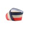 LaRibbons 2 1/2" Wired Ribbon | Red/Natural/Blue Bunting Stripe | 10 Yard Roll